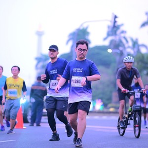 Race photo from KEMLU RUN 2026