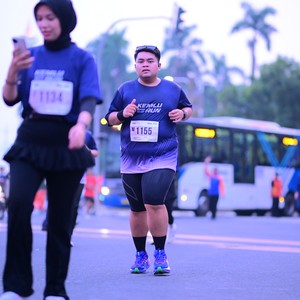 Race photo from KEMLU RUN 2026