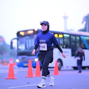 Race photo from KEMLU RUN 2026