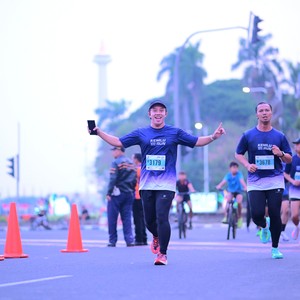 Race photo from KEMLU RUN 2026