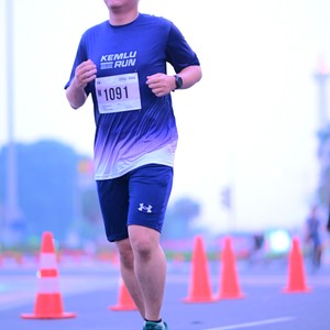 Race photo from KEMLU RUN 2026
