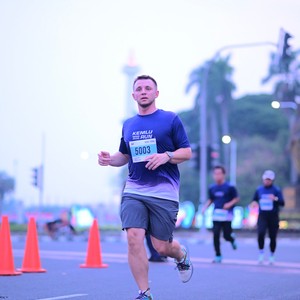 Race photo from KEMLU RUN 2026