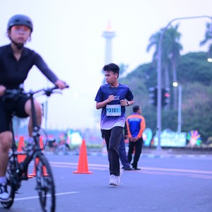 Race photo from KEMLU RUN 2026