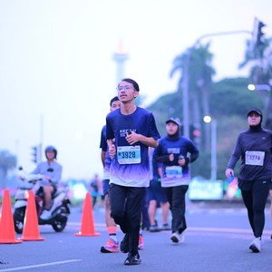 Race photo from KEMLU RUN 2026
