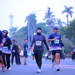 Race photo from KEMLU RUN 2026