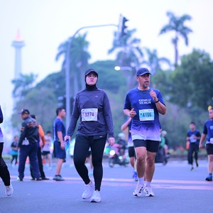 Race photo from KEMLU RUN 2026