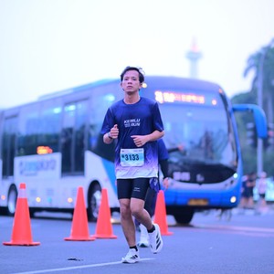 Race photo from KEMLU RUN 2026