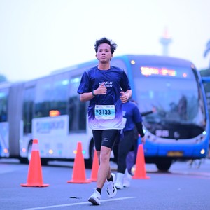 Race photo from KEMLU RUN 2026