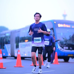 Race photo from KEMLU RUN 2026