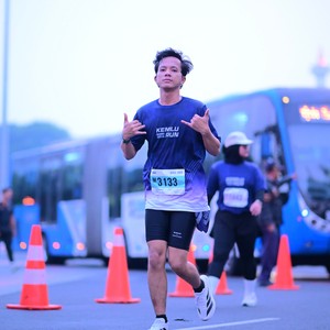 Race photo from KEMLU RUN 2026
