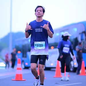 Race photo from KEMLU RUN 2026