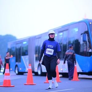 Race photo from KEMLU RUN 2026