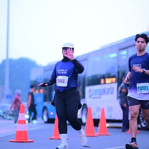 Race photo from KEMLU RUN 2026