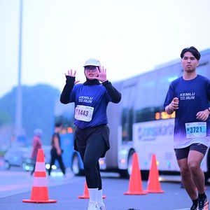 Race photo from KEMLU RUN 2026