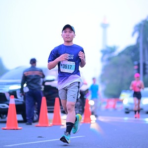 Race photo from KEMLU RUN 2026