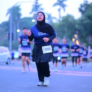 Race photo from KEMLU RUN 2026