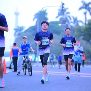 Race photo from KEMLU RUN 2026