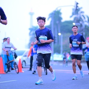 Race photo from KEMLU RUN 2026