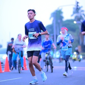 Race photo from KEMLU RUN 2026