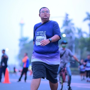 Race photo from KEMLU RUN 2026