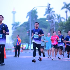 Race photo from KEMLU RUN 2026