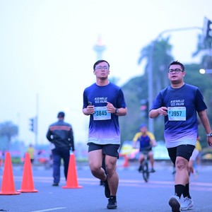 Race photo from KEMLU RUN 2026