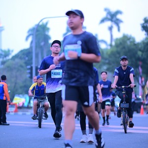 Race photo from KEMLU RUN 2026