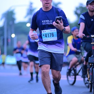 Race photo from KEMLU RUN 2026