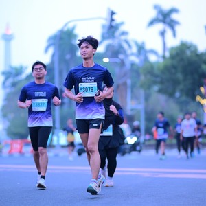 Race photo from KEMLU RUN 2026