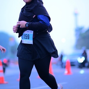 Race photo from KEMLU RUN 2026