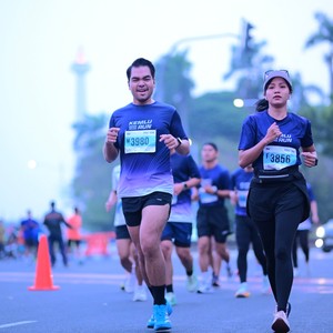 Race photo from KEMLU RUN 2026