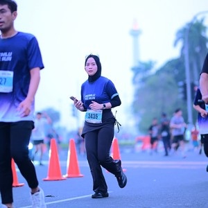 Race photo from KEMLU RUN 2026