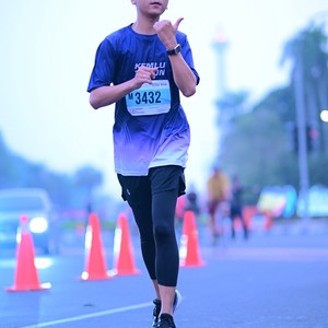Race photo from KEMLU RUN 2026