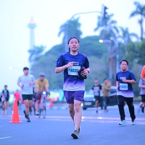 Race photo from KEMLU RUN 2026