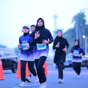 Race photo from KEMLU RUN 2026