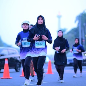 Race photo from KEMLU RUN 2026