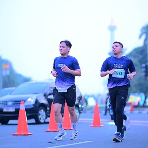 Race photo from KEMLU RUN 2026