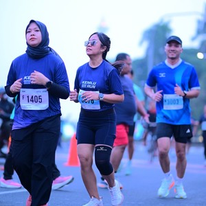Race photo from KEMLU RUN 2026