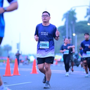 Race photo from KEMLU RUN 2026