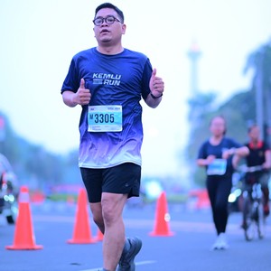 Race photo from KEMLU RUN 2026