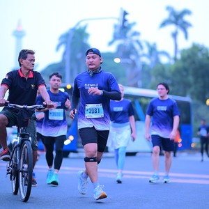 Race photo from KEMLU RUN 2026