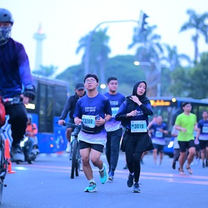 Race photo from KEMLU RUN 2026