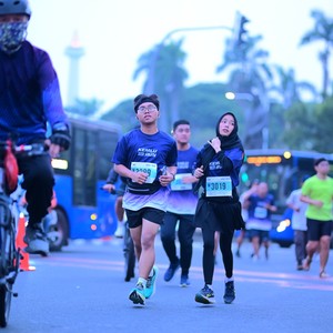 Race photo from KEMLU RUN 2026