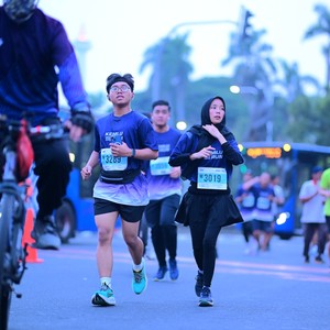 Race photo from KEMLU RUN 2026