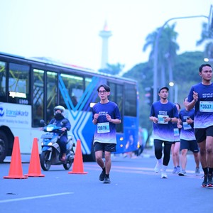 Race photo from KEMLU RUN 2026