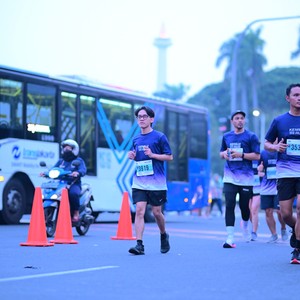 Race photo from KEMLU RUN 2026