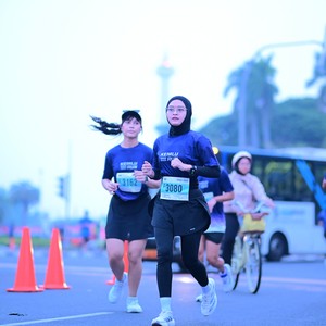 Race photo from KEMLU RUN 2026
