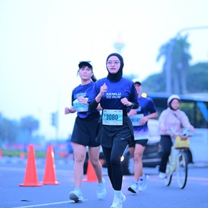 Race photo from KEMLU RUN 2026