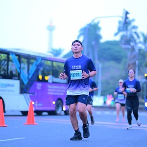Race photo from KEMLU RUN 2026