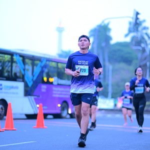 Race photo from KEMLU RUN 2026
